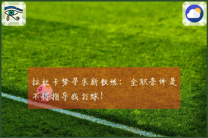 拉杜卡努寻求新教练：全职条件是不得指导我打球！